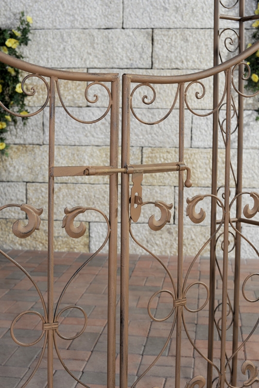 Arco da Giardino Sina con Porta - Archi per piante rampicanti - Balcone, terrazza  e giardino I CLP