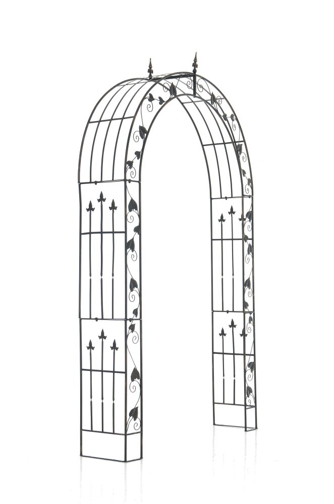 Arco da Giardino Emma in Metallo Verniciato a Polvere - Archi per piante  classici - Archi per piante rampicanti - Balcone, terrazza e giardino I CLP