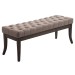 Sitzbank Ramses Stoff antik-dunkel-taupe-120 cm