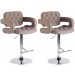 2er Set Barhocker Dublin Stoff-taupe