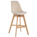 Barhocker Cannes Samt-creme-Natura